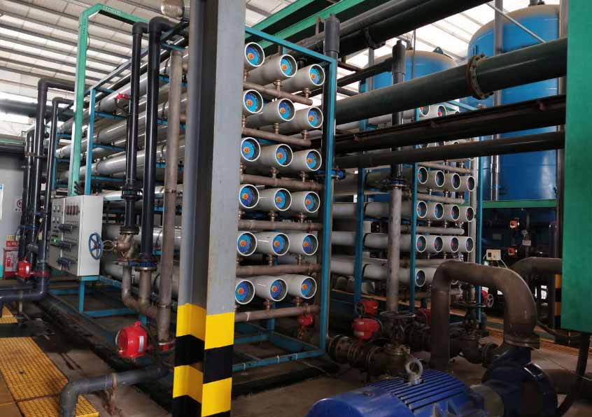 山东鲁北化工集团400吨/小时超滤+反渗透+混床高纯水设备