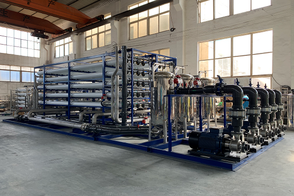 沧州市政-南皮县污水厂3万吨/天MBR+纳滤中水回用设备
